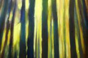 W cieniu drzew IV 100 x 70 cm akryl 2004